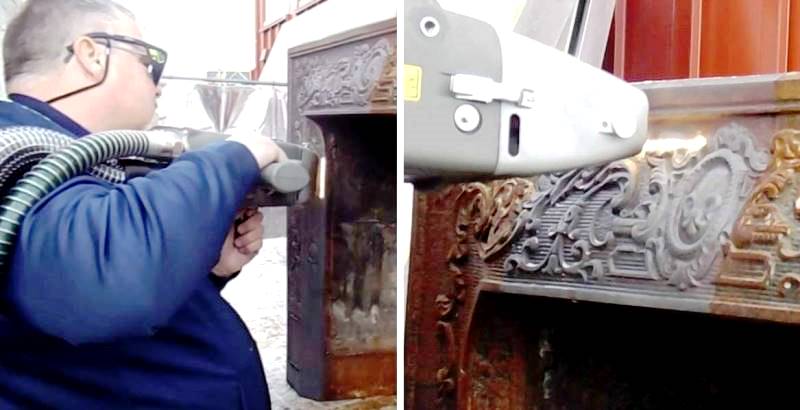 Laser cleaning can be an effective alternative