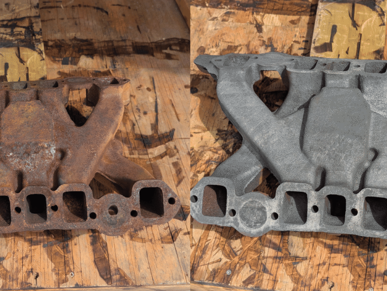 Laser Rust Removal Cleaning power laser before and after